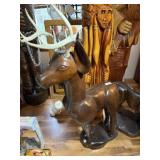 Turned Wood Floor Lamp