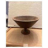 Wood Footed Open Compote