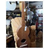 Wood Carved Guitar