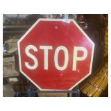 Vintage Metal Stop Sign