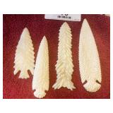 Bone Carved Points