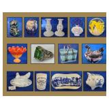 GREAT SELECTION OF FENTON, JEWELRY, COINS & MORE