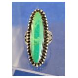 Sterling Silver Turquoise Ring Vintage Ring