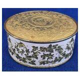 Vintage Guildcraft New York Round Decorative Tin