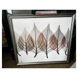 Framed Transparent Skeleton Leaves Print