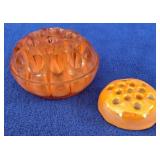 Two Vintage Flower Frogs