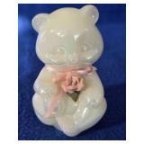 Fenton Pearly Sentiments Glass Bear