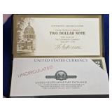 Monetary Exchange Uncirculated $2 Bills