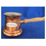 Vintage Teleflora "Le Petit Saucier" Copper Pot