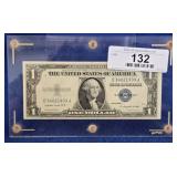Blue Seal US 1$ Silver Certificate