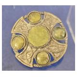 Antique Marble Brooch