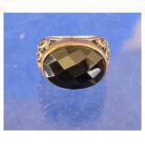 Onyx Sterling Ring