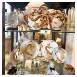 2 Shelves of Asian Collectibles