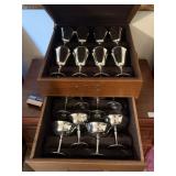 Boxed Set of Italian El De Uberti Silver Plate