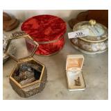 3 Dresser Boxes with Contents