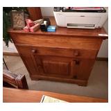 Ranch Oak Lift Top Cabinet