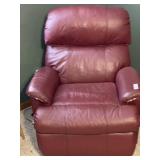 Red Vinyl Recliner
