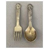 Howdy Doody Fork & Spoon Set