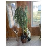 Artificial Tree & Floral Arrangement