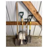 4 Shovels