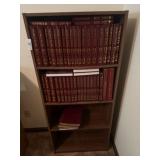Bookcase with World Book Encyclopedias