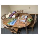 Table with 4 Chairs & Puzzles