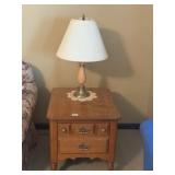 Pair of End Tables & Lamps