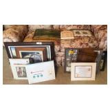 Artwork & A Lot of Picture Frames