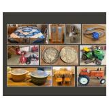 JOHN DEERE RIDING MOWER; TOOLS; FURNISHINGS & MORE