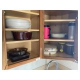 2 Cabinets of Misc. Kitchenware