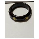 Bakelite Smoky Quartz Bracelet