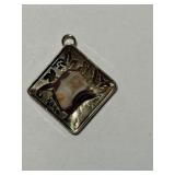 Agate Cabochon Polished Brooch