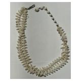 White Shell Bone Style Necklace