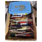 Lot of Pencils, Pens & Markers