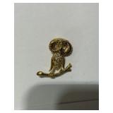 Estate Owl Brooch
