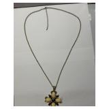 Large Cross Statement Necklace