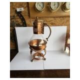 Vintage Princess House Copper Coffee Teapot