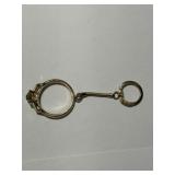 Large Solitaire Ring Keychain