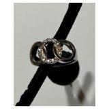 Sterling Interlocking Circle Ring
