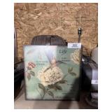 Hummingbird Sign & Suitcase