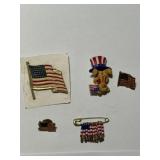 Lot of Patriotic Brooches