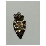 Metal Arrowhead Eagle Pendant