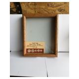 Solid Oak Coin Showcase