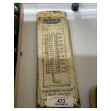 Vintage Metal Ashland Oil Thermometer
