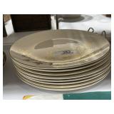 8 Piece Set 22K Gold Knowles Apple Blossom