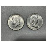 1963 & 1964 Silver Half Dollars