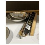 Metal & Wood Rolling Pins & Bowl