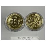 2 Gold Bit Coins