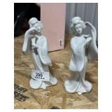 Pair of Signed Oriental Figurines