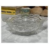 Vintage Ribbed Candy Dish